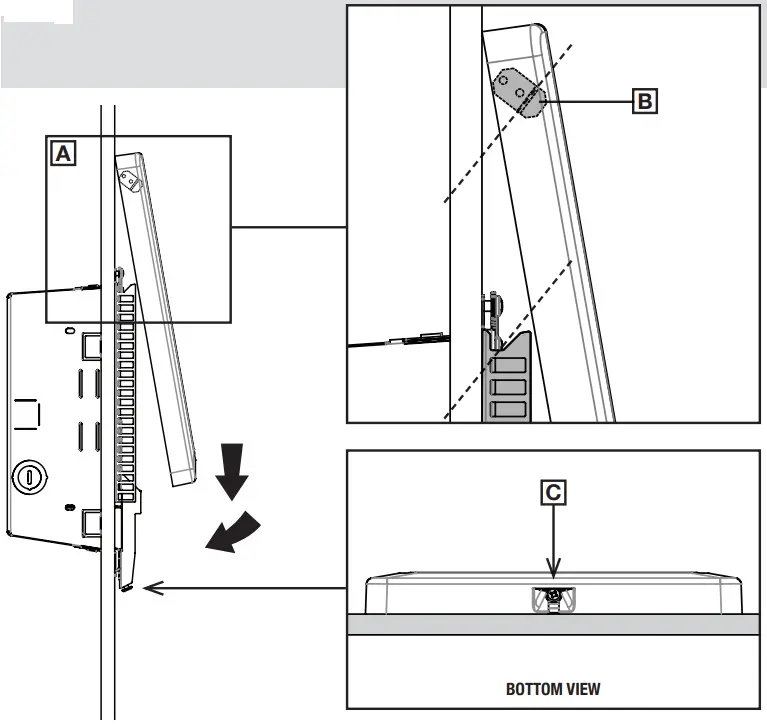 STELPRO ASSOH Series Sonoma Horizon Fan Heater -ATTACHING THE FRONT PANEL