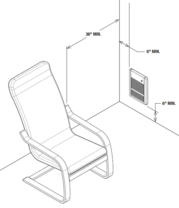 STELPRO ASSOH Series Sonoma Horizon Fan Heater -FAN HEATER