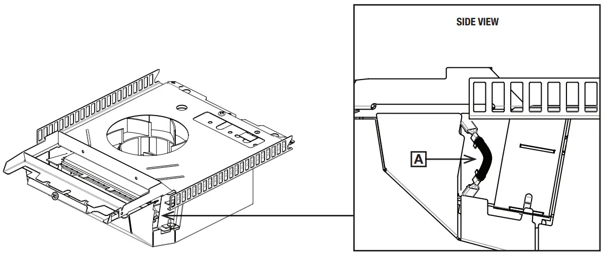 STELPRO ASSOH Series Sonoma Horizon Fan Heater -SIDE VIEW