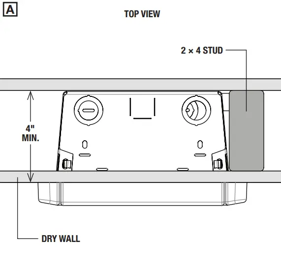 STELPRO ASSOH Series Sonoma Horizon Fan Heater -TOP VIEW