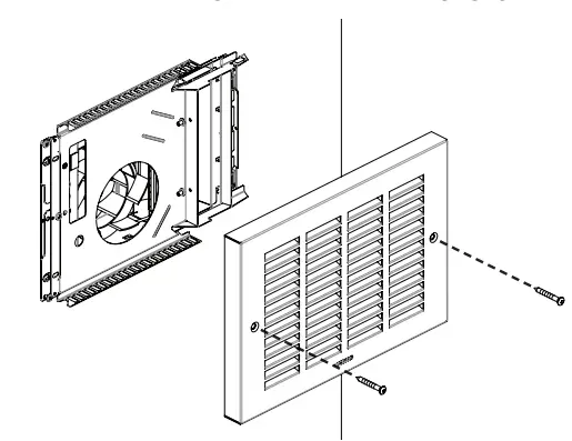 STELPRO ASSOH Series Sonoma Horizon Fan Heater -panel
