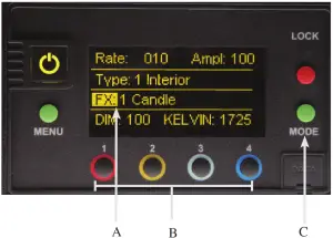 KINO FLO DIV-L31XCU Diva-Lite 41 LED DMX - FX