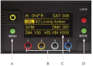 KINO FLO DIV-L31XCU Diva-Lite 41 LED DMX - Gels