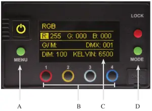 KINO FLO DIV-L31XCU Diva-Lite 41 LED DMX - RGB