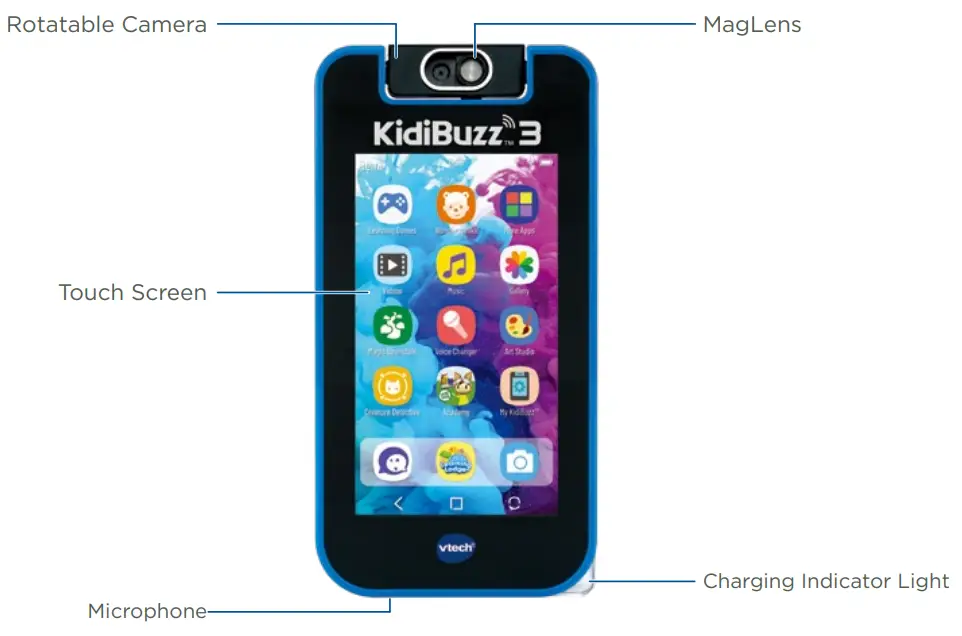 vtech 80 541100 KidiBuzz - Key Features