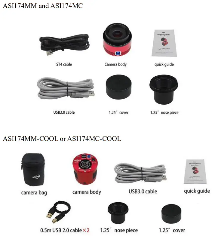 ZWO ASI174 USB3 0 Monochrome CMOS Camera