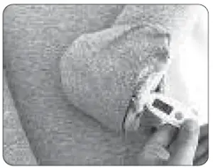 a close up of a person