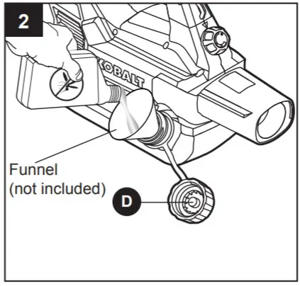 KOBALT KFG 1024B 03 Fogger - Filling the Tank