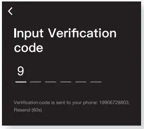 eboy EBESW009 Smart Plug User Guide - Enter the verification code