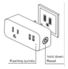 eboy EBESW009 Smart Plug User Guide - Plug the TUYA device