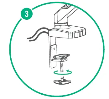 BAUHN AMAB-0222-S Gas- Spring- Monitor- Bracket -with -USB- ports fig 4