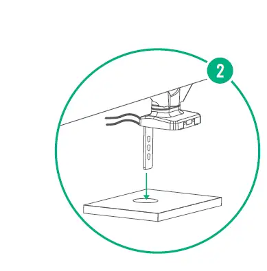 BAUHN AMAB-0222-S Gas- Spring- Monitor- Bracket -with -USB- ports fig 6