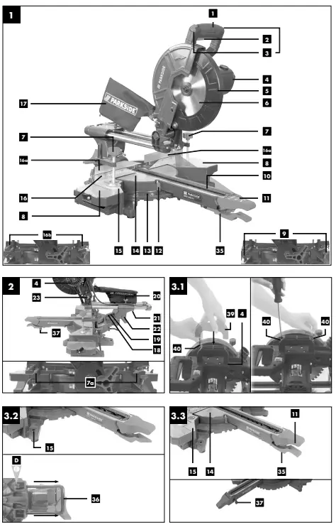 PARKSIDe-Multifunction-Sliding-Cross-Cut-Mitre-Saw-1