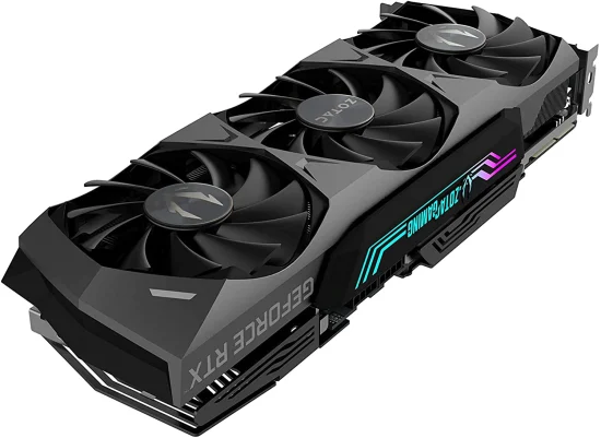 ZOTAC-GeForceRTX-3090 Trinity OC 24GB GDDR6X-384-bit-19.5-Gbps PCIE 4.0 Gaming-Graphics-Card