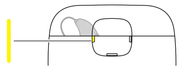 WIDEX WPC101 Charge and Clean Charging Station - Charging indicators