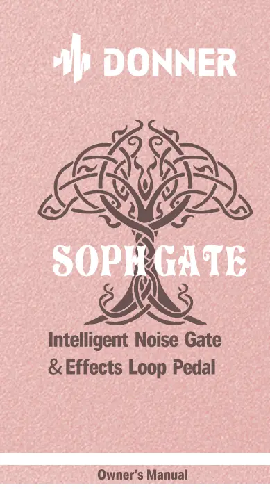 Donner PD12 Intelligent Noise Gate and Effects Loop Pedal Owner's Manual