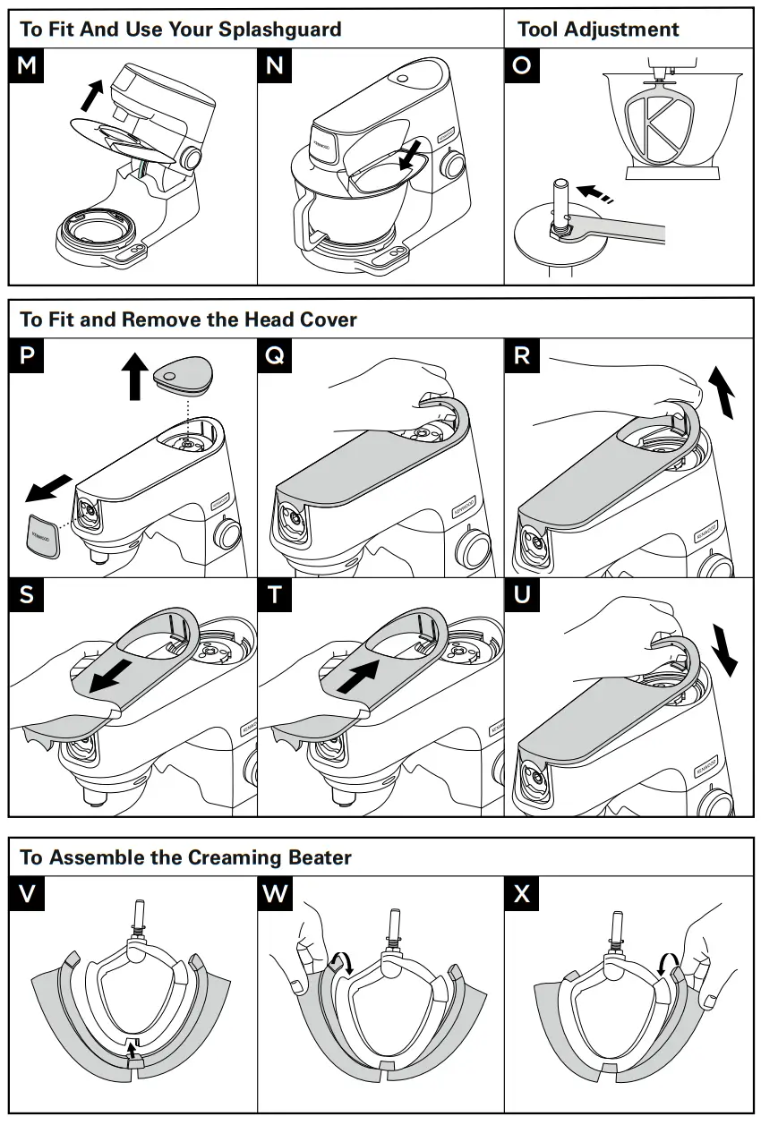 KENWOOD KVC85 Stainless Steel Stand Mixer - fig