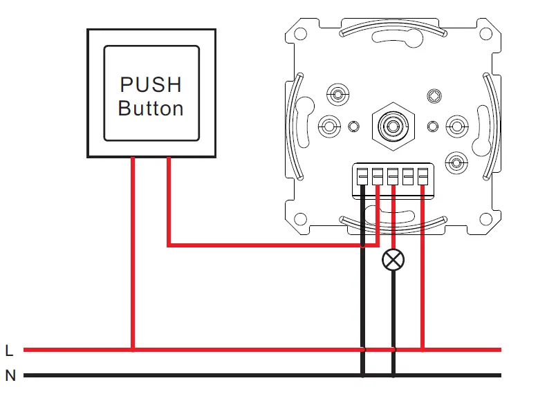 SUNRICHER Push Compatible Z-Wave Knob Smart Dimmer 3