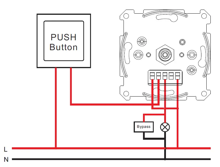 SUNRICHER Push Compatible Z-Wave Knob Smart Dimmer 7
