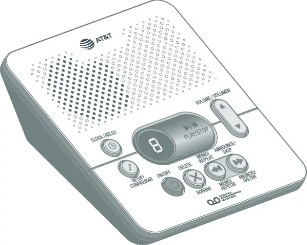 AT T Digital Answer System Cover