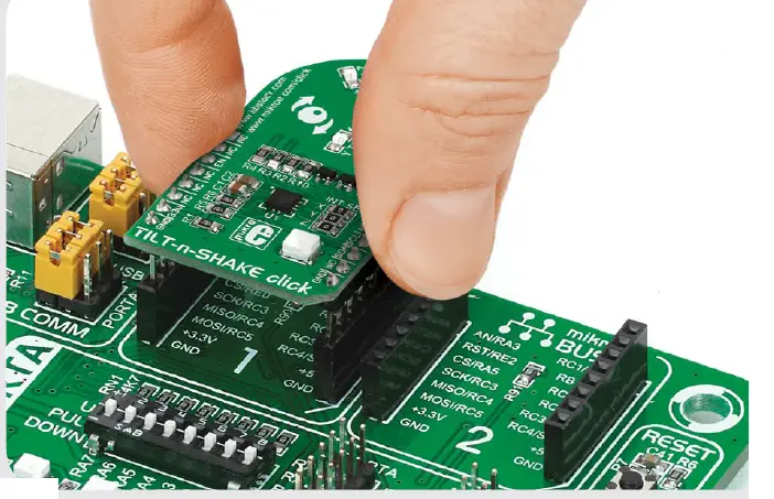 MikroE MMA8491Q TILT-n-SHAKE Click Board fig 4