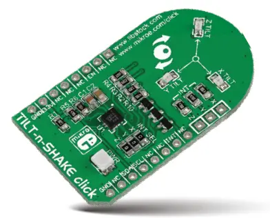 MikroE MMA8491Q TILT-n-SHAKE Click Board product