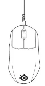 SteelSeries Prime Mouse Removable Cable