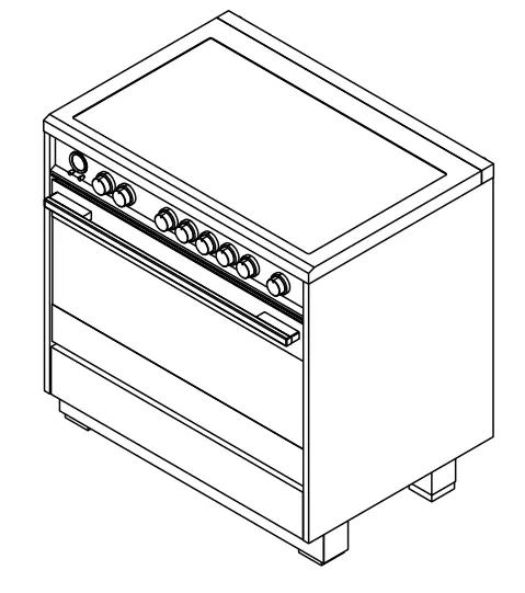 FISHER PAYKEL OR90 Series OR90SCG4X1 90cm Freestanding Dual Fuel Cooker - MODEL