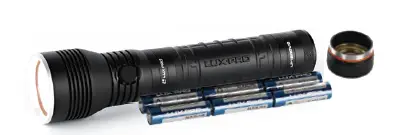 LUXPRO LP1200V2 High-Output Large Flashlight 3