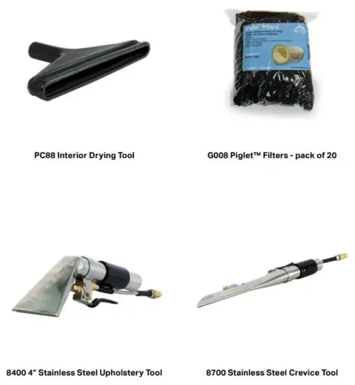 Mytee 80 120 Prep Center S 12 Gallon All In-One Detail Machine - Available Accessories