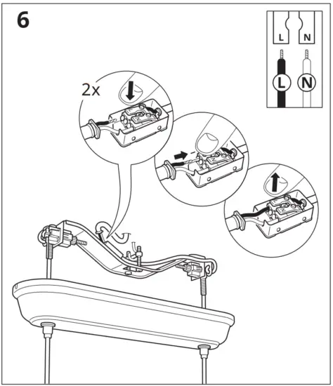 IKEA 903.647 79 AGUNNARYD Pendant Lamp with 3 Lamps - fig7