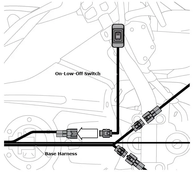 DENALI DNL.WHS.12400 Wiring Harness for Driving Lights Standard Powersports-fig11