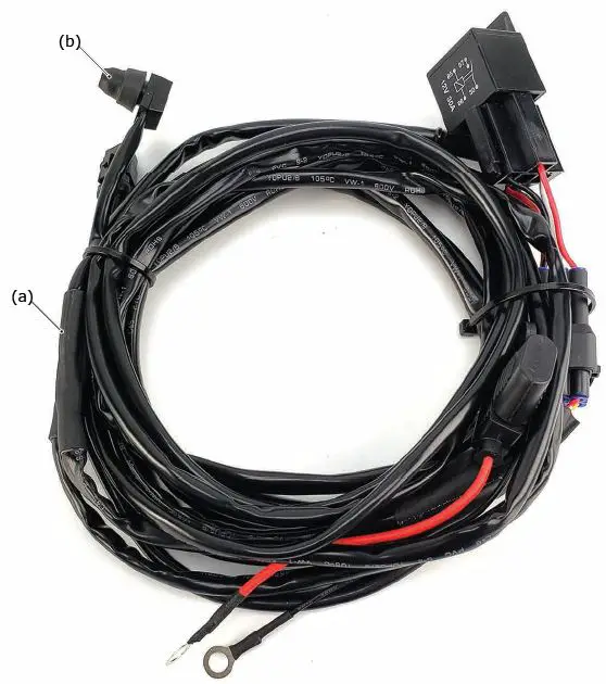 DENALI DNL.WHS.12400 Wiring Harness for Driving Lights Standard Powersports-fig2
