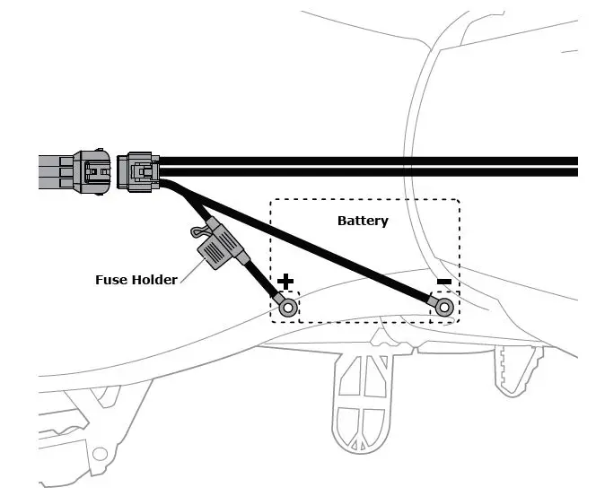 DENALI DNL.WHS.12400 Wiring Harness for Driving Lights Standard Powersports-fig6