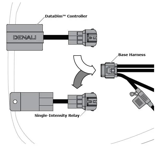 DENALI DNL.WHS.12400 Wiring Harness for Driving Lights Standard Powersports-fig8