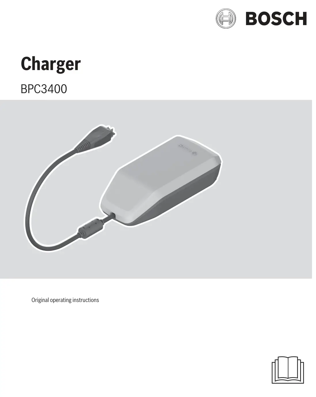 BOSCH BPC3400 4A Charger for Performance CX Smart System Instructions