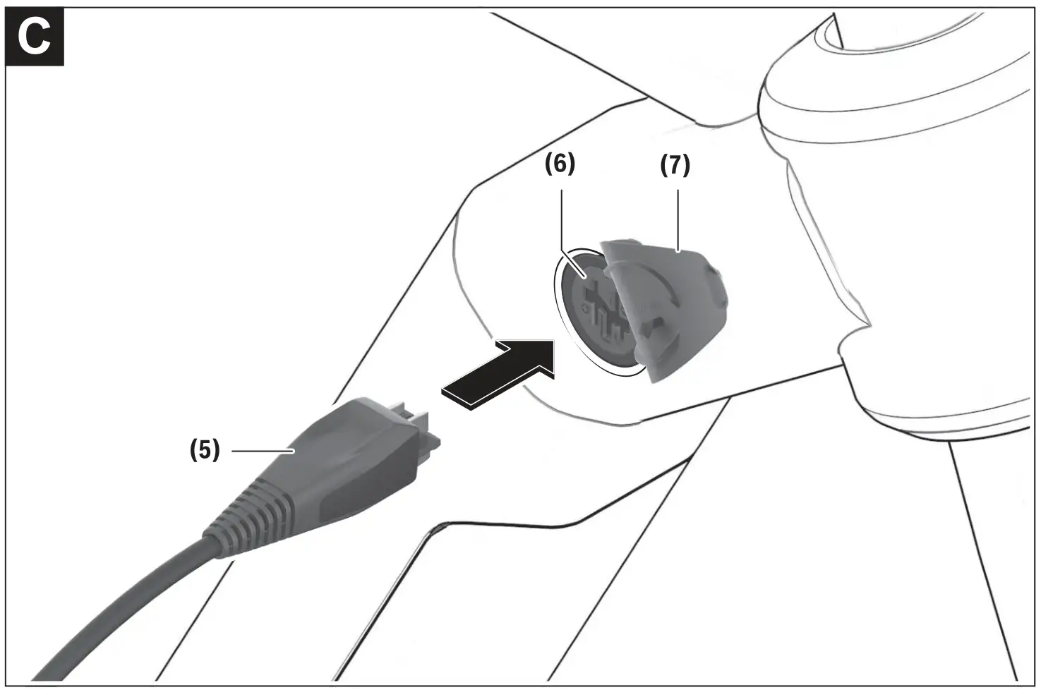 BOSCH BPC3400 4A Charger for Performance CX Smart System - figure C