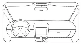 70mai Smart Dash Cam 1S User Manual - Connect USB cable to the cigarette lighter receptacle