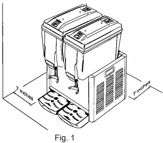 AVANTCO RDM 32 2 and 3 Bowl Juice Dispenser - Fig 2