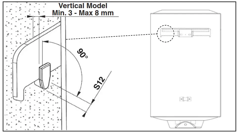 ARISTON 3201938 Lydos R 100 V 2K Electric Water Heater - fig