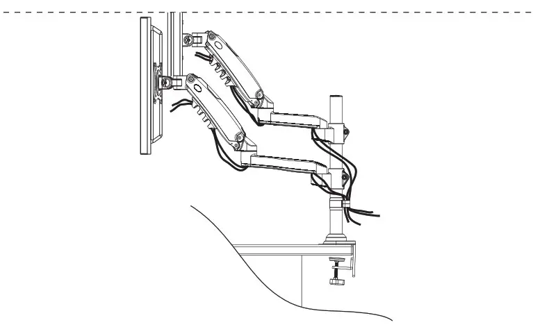 HUANUO HNDS8 Dual Monitor Stand 8 0