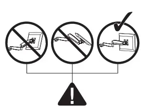 HUANUO HNDS8 Dual Monitor Stand Adjust Gas