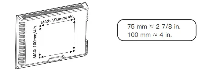 HUANUO HNDS8 Dual Monitor Stand VESA Pattern