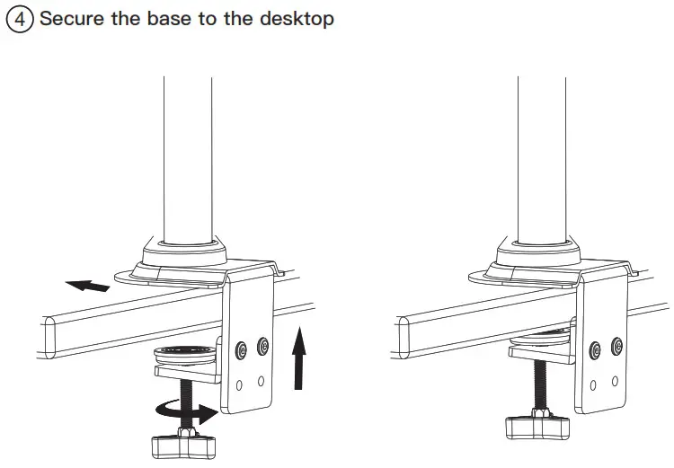 HUANUO HNDS8 Dual Monitor Standdesktop