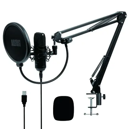 August REC100 USB Studio Microphone - Cover