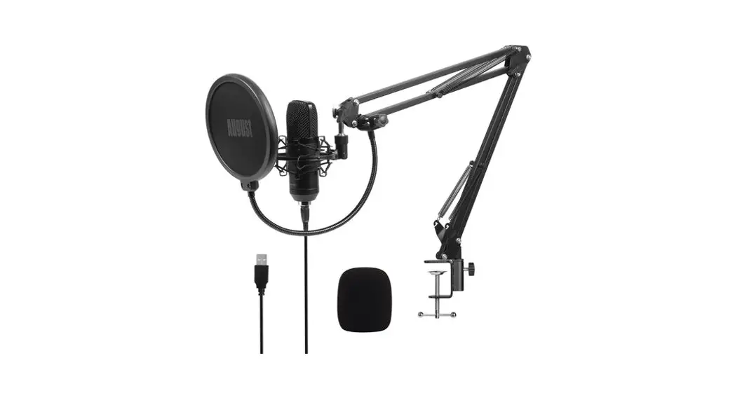August Rec100 Usb Studio Microphone User Manual August Rec100 Usb Studio Microphone User Manual