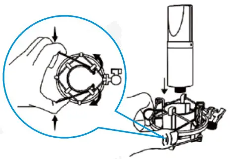 August REC100 USB Studio Microphone - Instruction 5