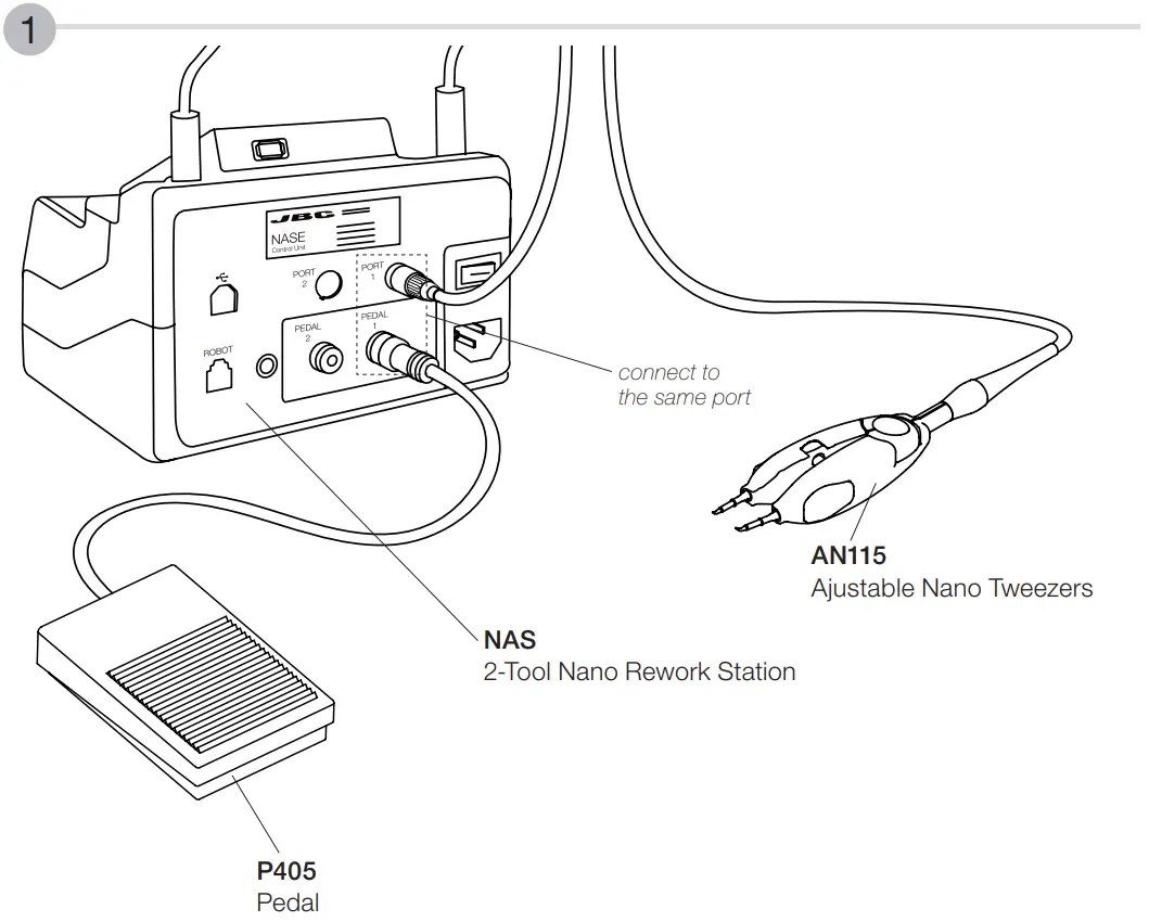 Chip Compoments Rework Process using Tweezers and Pedal