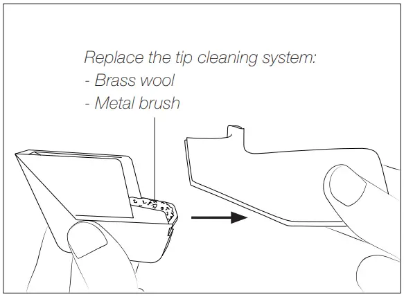 Changing the Tip Cleaning System