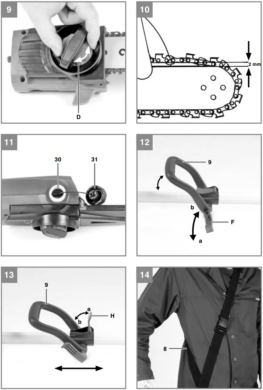 Einhell GE-LC 18 Li T Cordless Pole Mounted Pruner - fig2